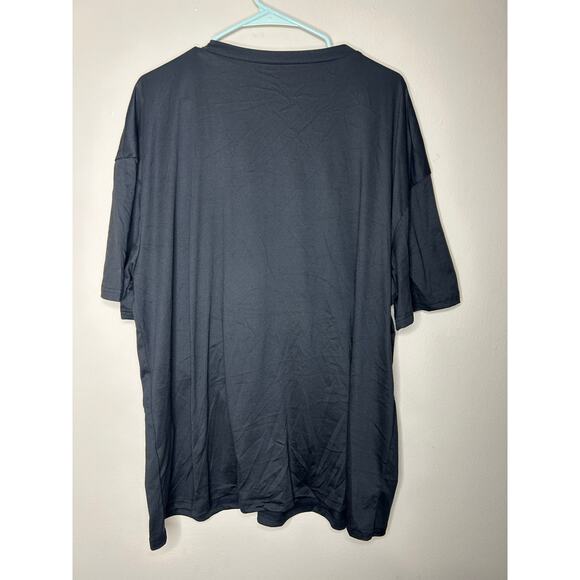 Women’s Size 2XL SHEIN Curve Be True Of Black & Orange Vinyl Graphic Tee - Picture 2 of 3